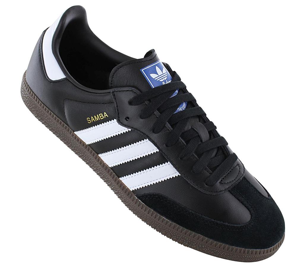 adidas Originals SAMBA OG - Herren Sneakers Schuhe Leder Schwarz B75807 ORIGINAL