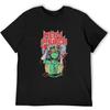 MOMOAER Herren Metall Kirche Falscher Heiler T-Shirts Schwarz