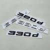 3D ABS Chrome Black Logo 320d 330d Emblem Letter Sticker Car Rear Trunk Badge for BMW E46 E92 E90 E91 F30 GT F34 F31 Accessories