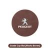 1Pcs Car Accessories Water Cup Mat Leather Silent Coaster For Peugeot 408 4008 308 3008 Rifter 5008 508 2008 208 301 RCZ 407 108