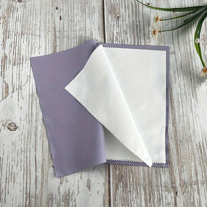 Sterling Silver Polishing Cloth Set Jewelry Cleaning Cloths Soft Wipe Wiping Cloth Keep Jewelry Shining Tools