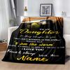 Baseball Theme For Daughter Customize Your Name Blanket Warm Comfortable And Soft Blankets Are Suitable For Home Chairs Office Sofas Sofas Office