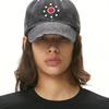 MORE THAN PARADISE EMBROIDERY BALL Cap / Black DENIM
