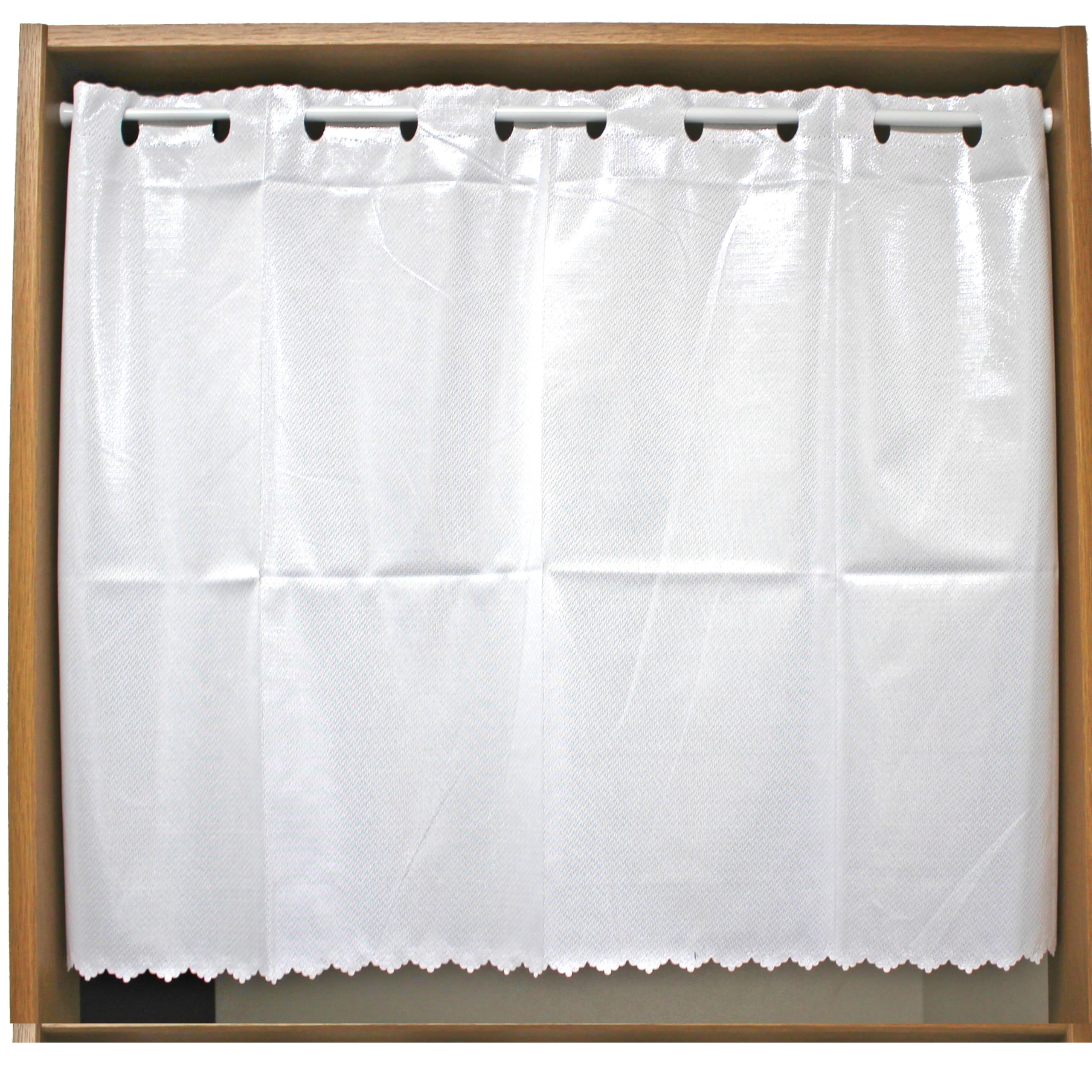 

Clothshop Тканевые и кружевные шторы-кафе для маленьких блоков Видимость во время блоков УФ-лучи Блокирует Впускает и пропускает воздух Приблизительно 95 см в ширину x 70 см