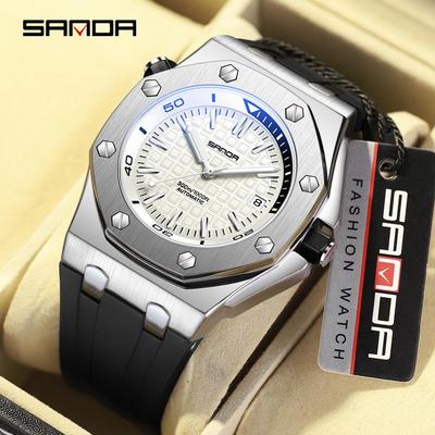 SANDA New Product Men's Automatic Mechanical Movement Quartz Watch Fashion Sports Men's Watch