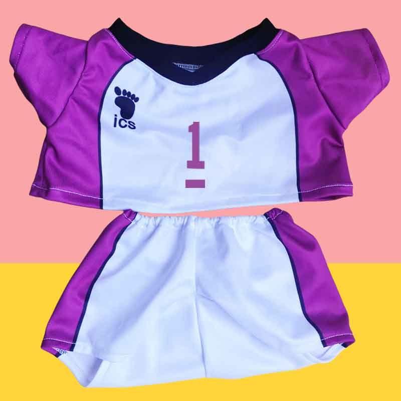 Haikyuu!! Kleidung Accessoires Tendo Satori Ushijima Cosplay Für 40cm Sitzende Plüschpuppe Bühnenrequisite Dekoration