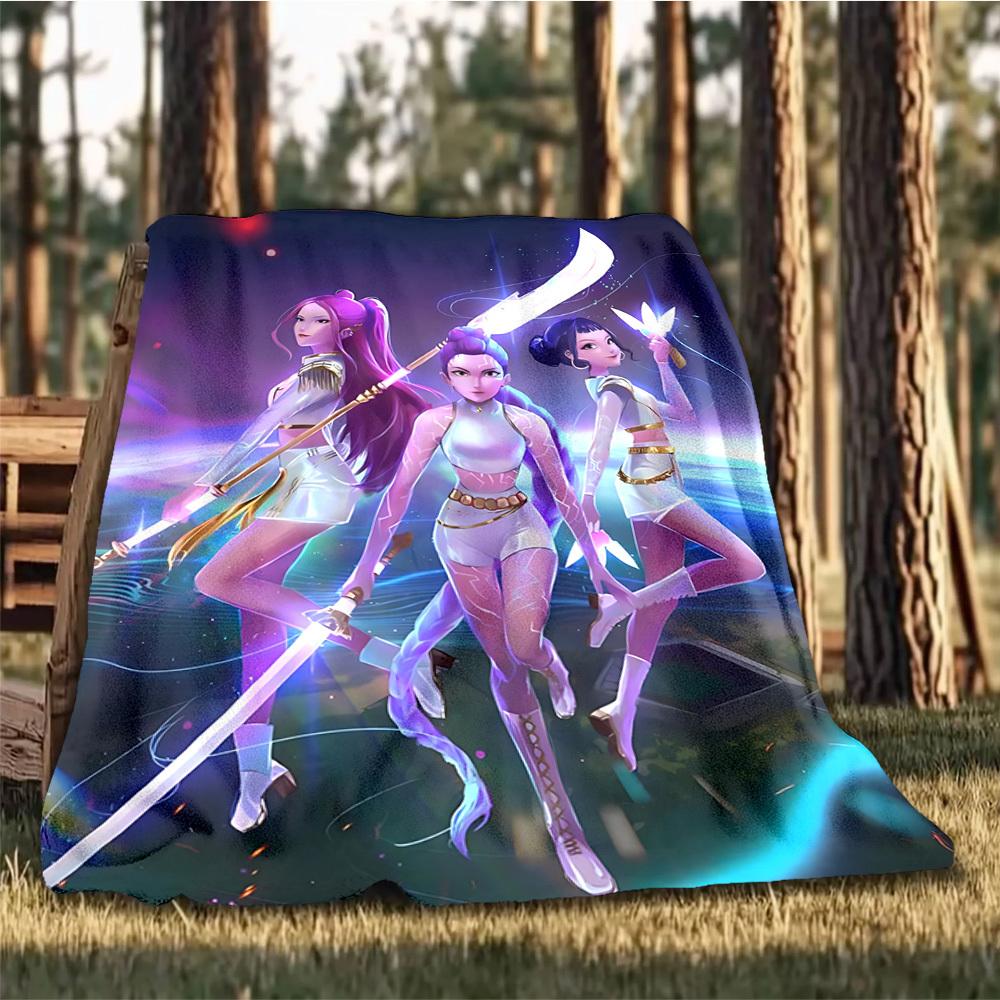 1 Stück HUntrix, K-Pop Outdoor Flanelldecke, Gemütlich & Warm Weich Te Verspieltes Design, Nickerchen Camping,