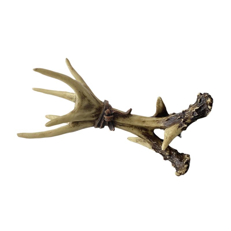 

Antlers Resin Animal Candle Holder Vintage Deer Statue Home Decor Living Room Fireplace Christmas Decoration Candlesticks