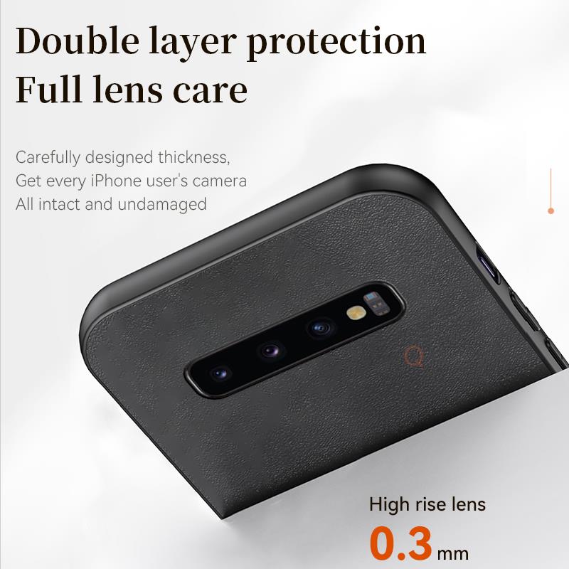 S 10 9 8 Luxusní Vintage kožené pouzdro z ovčí kůže pro Samsung Galaxy S10 S9 S8 Plus 5g Men Business Retro Back Cover S10plus S9plus