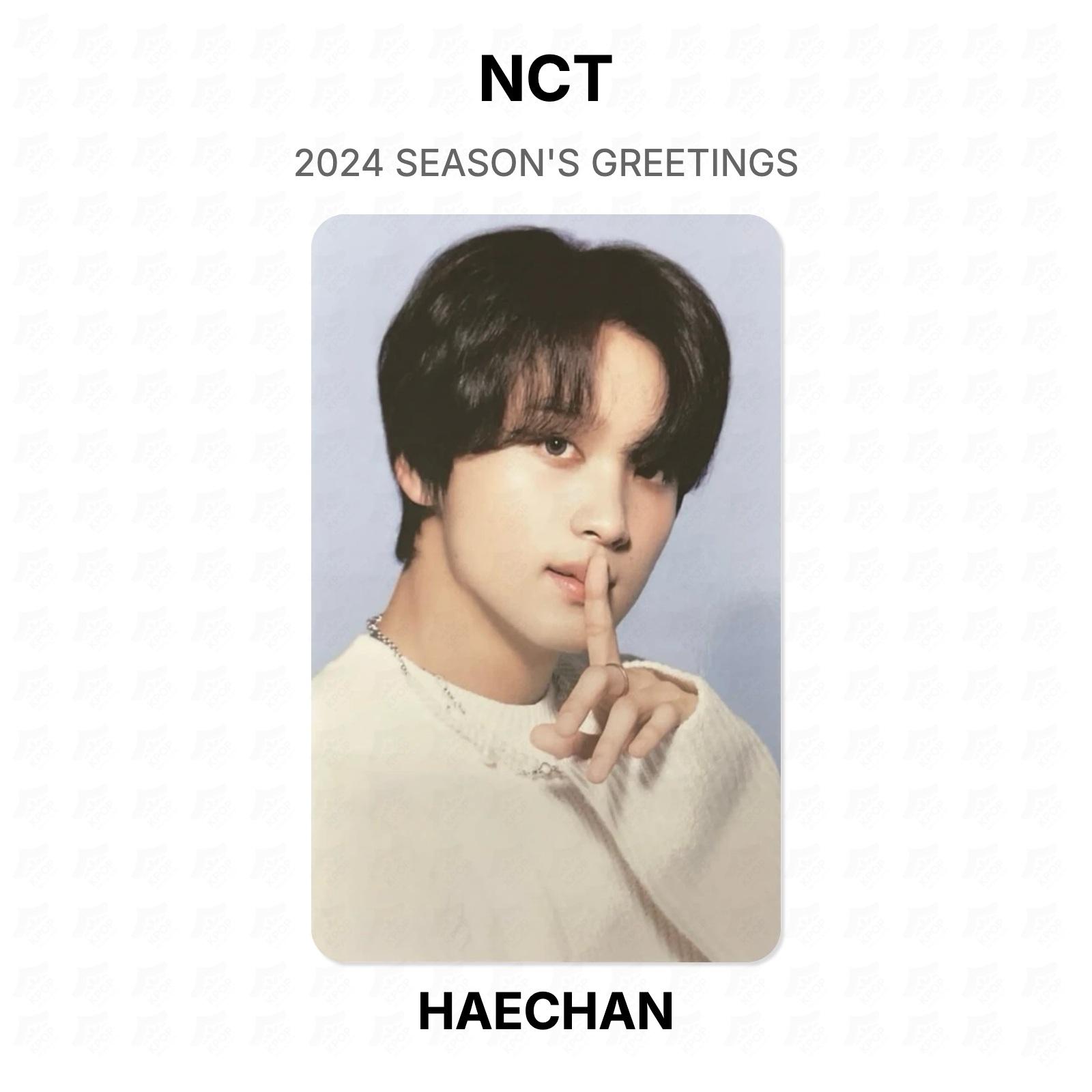NCT 2024 Сезонные поздравления Официальная фотокарточка HAECHAN