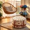 Boho Pattern Ottoman Pouf Fillable Design Storage Ottoman New Floor Seat Cushion  Living Room