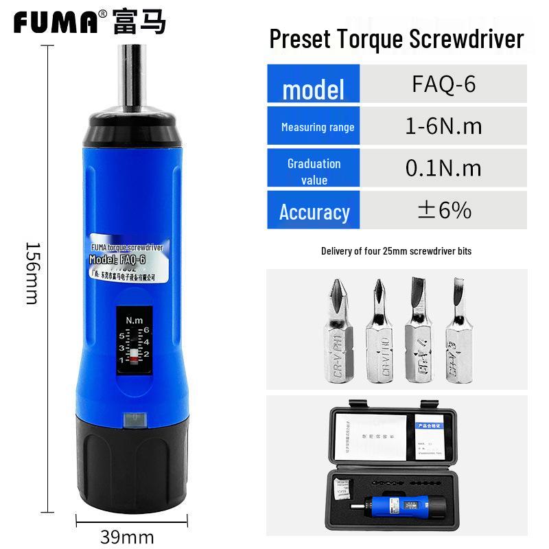 

Оригинальный динамометрический отверточный динамометр IGU 6-50LTDK