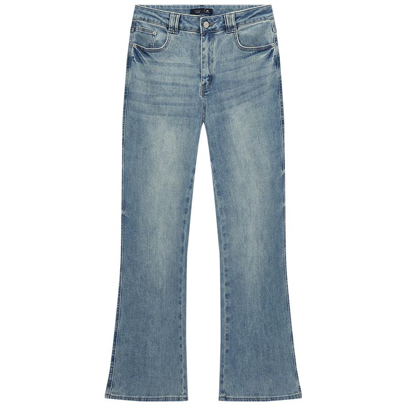 EICHITOO Women s High-Waist Micro-Flare Denim Jeans L
