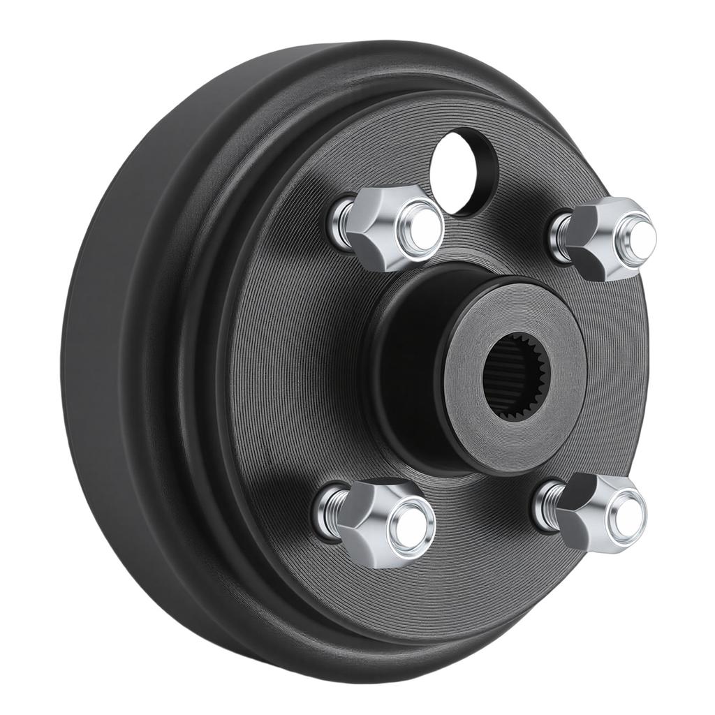 Golf Cart Brake Drum Hub Assembly 19186 G1 High Strength Material Replacement for EZGO 2 Cycle Gas 1982 1993