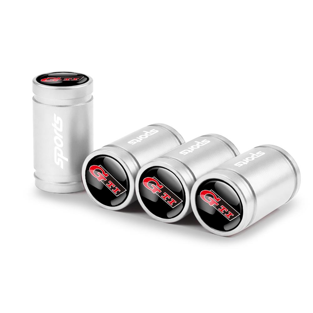 ADMVN1 For Volkswagen VW R Polo Passat Rline Golf 4 5 6 Tiguan Jetta GTI Bora Car Tire Valve Caps Metal Wheel Dust Covers Accessories