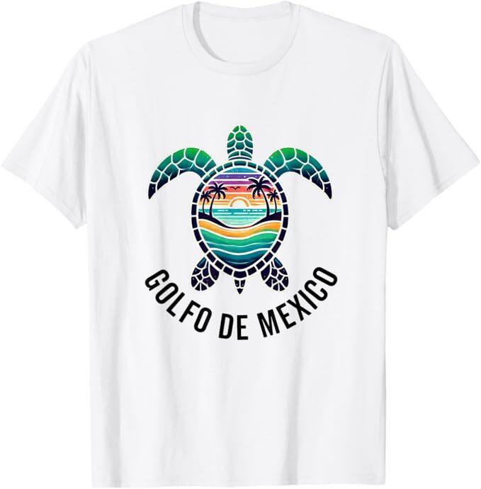 

Golfo De Mexico Viva Mexico Gulf of Mexico Souvenir T-Shirt 2XL