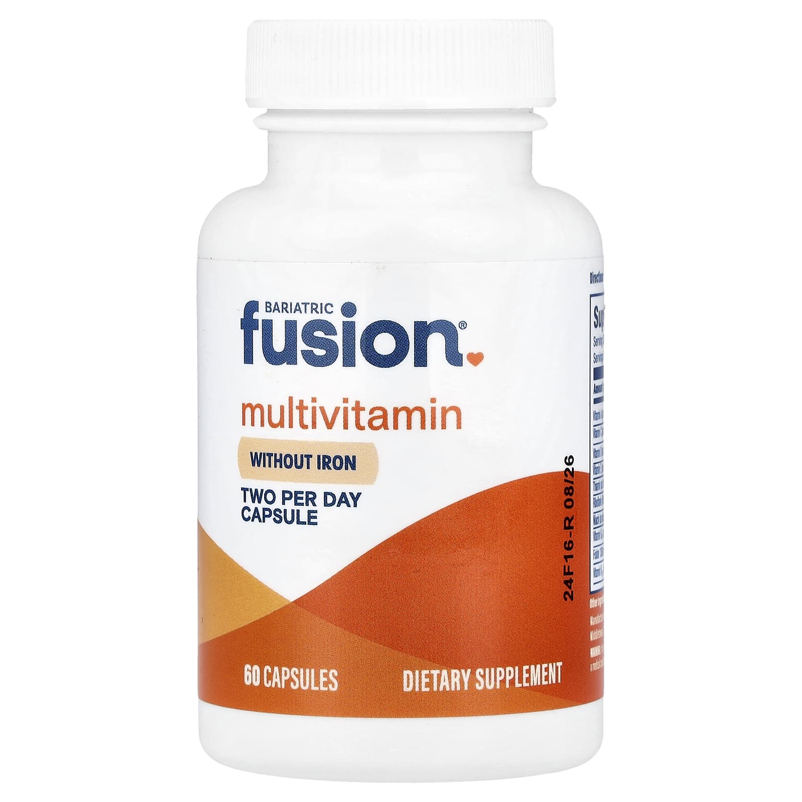 

Iron Free Multivitamin, 60 Capsules