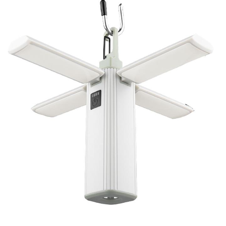 Portable LED Camping Light Outdoor Multifunctional Tent Lamp USB Rechargeable Flashlight Folding Camping Lamp