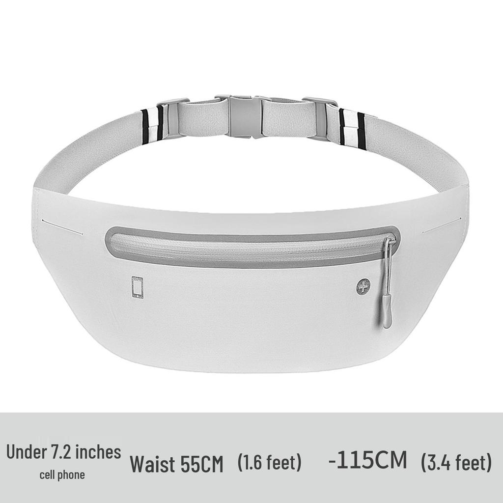Unisex Waterproof Sports Running Waist Bag - Lightweight & Invisible Fitness Phone Belt