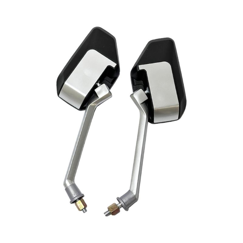 2pc Wide Angle Electric Scooter Side Mirrors Angle Adjustable For Optimal Riders Visibility E-bike Convex Rearview Mirror