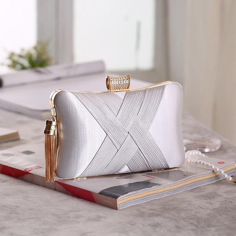 Evening Bags Tassel Fashion Ladies Day Clutch Bag Small Shoulder Handbags Female Party Wedding Evening Bag for Women Phone Purse