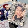 Porte-cartes Chiot Mignon Fait Main Cadres Photo Décoration pour Carte Kpop 3 Pouces Porte-Photocarte Acrylique Cadeaux Filles Design Original