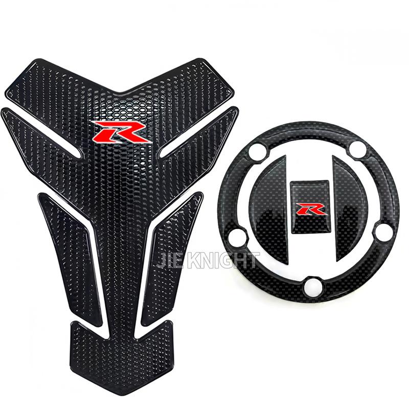 Carbon Fiber 3D Oil Fuel Gas Tank Pad Decal Protector Sticker For SUZUKI GSXR GSX-R 600 750 1000 K3 K4 K5 K6 K7 K8 K9 L17