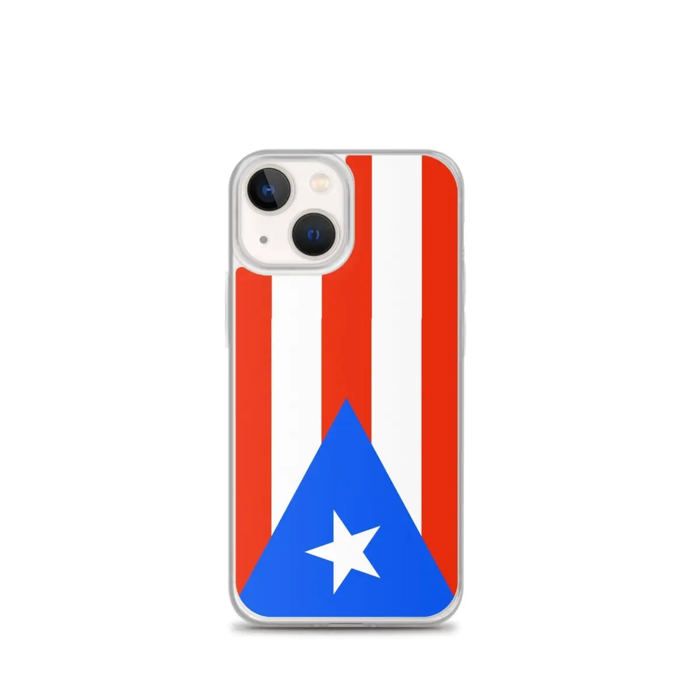 Coque Télephone Drapeau Porto Rico - iPhone 13 Mini