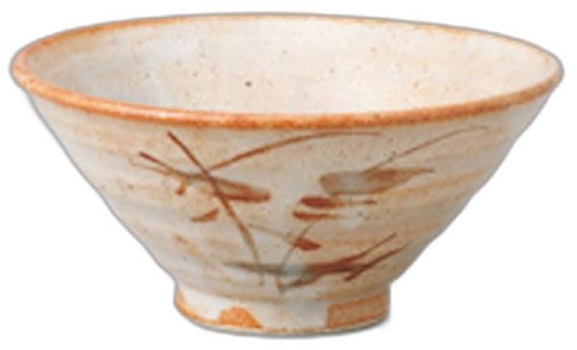 Shino Susuki Nori Rice Bowl x 15 x Chazuke Rice Setomonohonpo [15 7cm] Bowl, Ceramic,