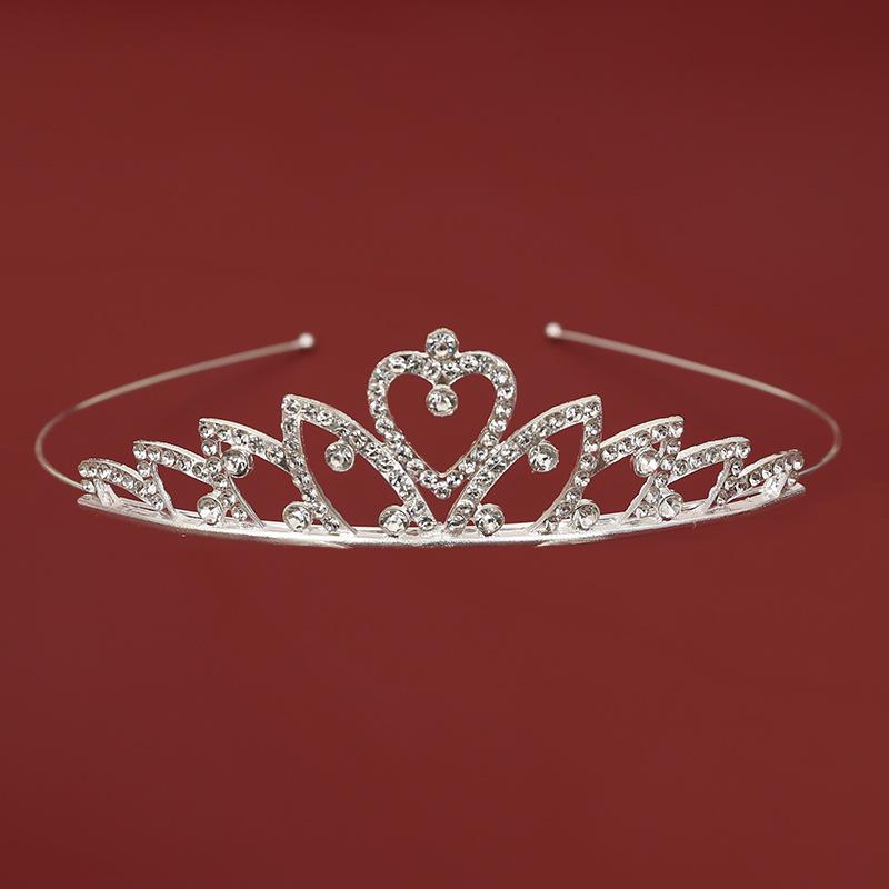 Bridal jewelry children's hairband headband alloy birthday party crown flowers dress up hair accessories princess crown