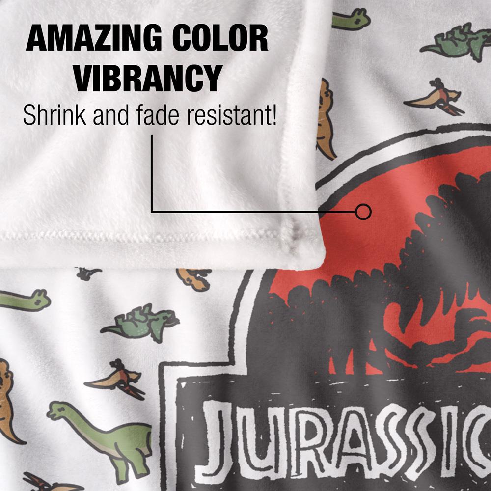 Jurassic World Sketch Blanket