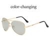 Classic Pilot Photochromic Sunglasses Men Safety Driving Sun Glasses Women Anti-Glare Change Color Day And Night Eyewear