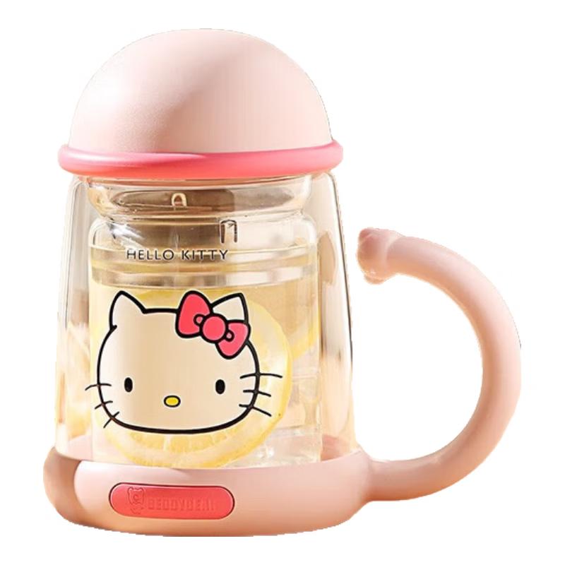Beddybear Kitty Double-Wall Tea Infuser Bottle 320ml