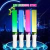 LED Glow Light Stick 15 Color Flashing Light Sticks with Rope 2 Lighting Modes Battery Powered Lightweight Party Light Stick for Festivals Rave Party