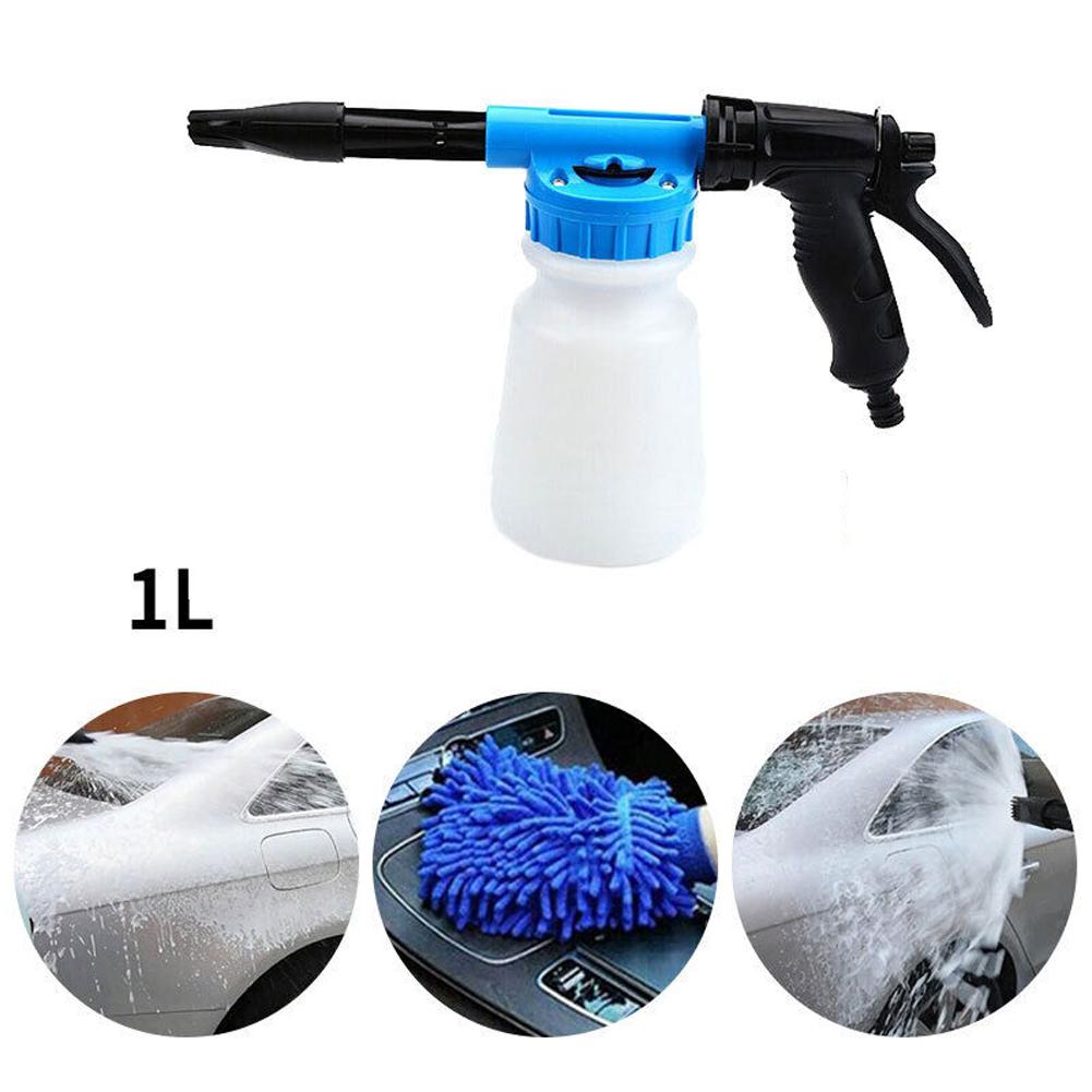 1/0.75L Car Washer Water Gun Adjustable Foam Nozzle Spraying Removable Jet Pressure Car Washing Foam Gun for Car Cleaning Tools