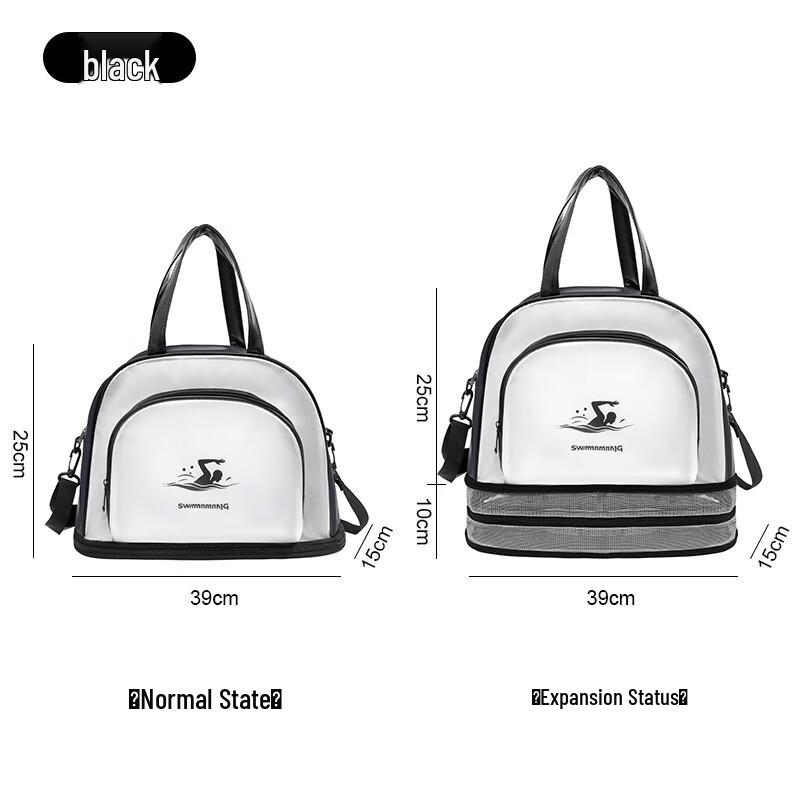 Waterproof Dry Wet Separation Swim & Fitness Bag