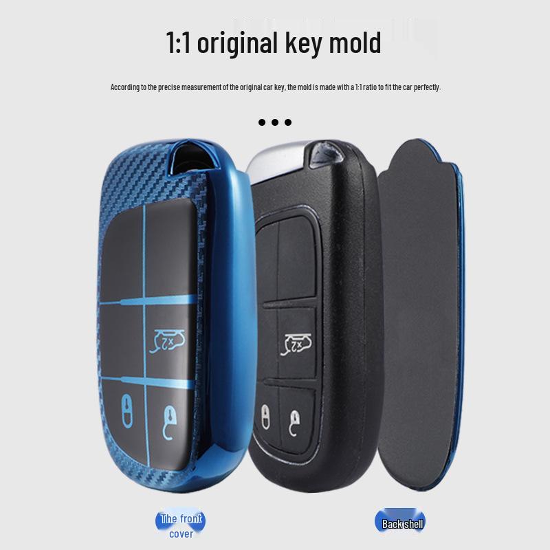 Jeep Schlüsselhülle für Compass, Renegade, Grand Cherokee, Grand Commander & Dodge