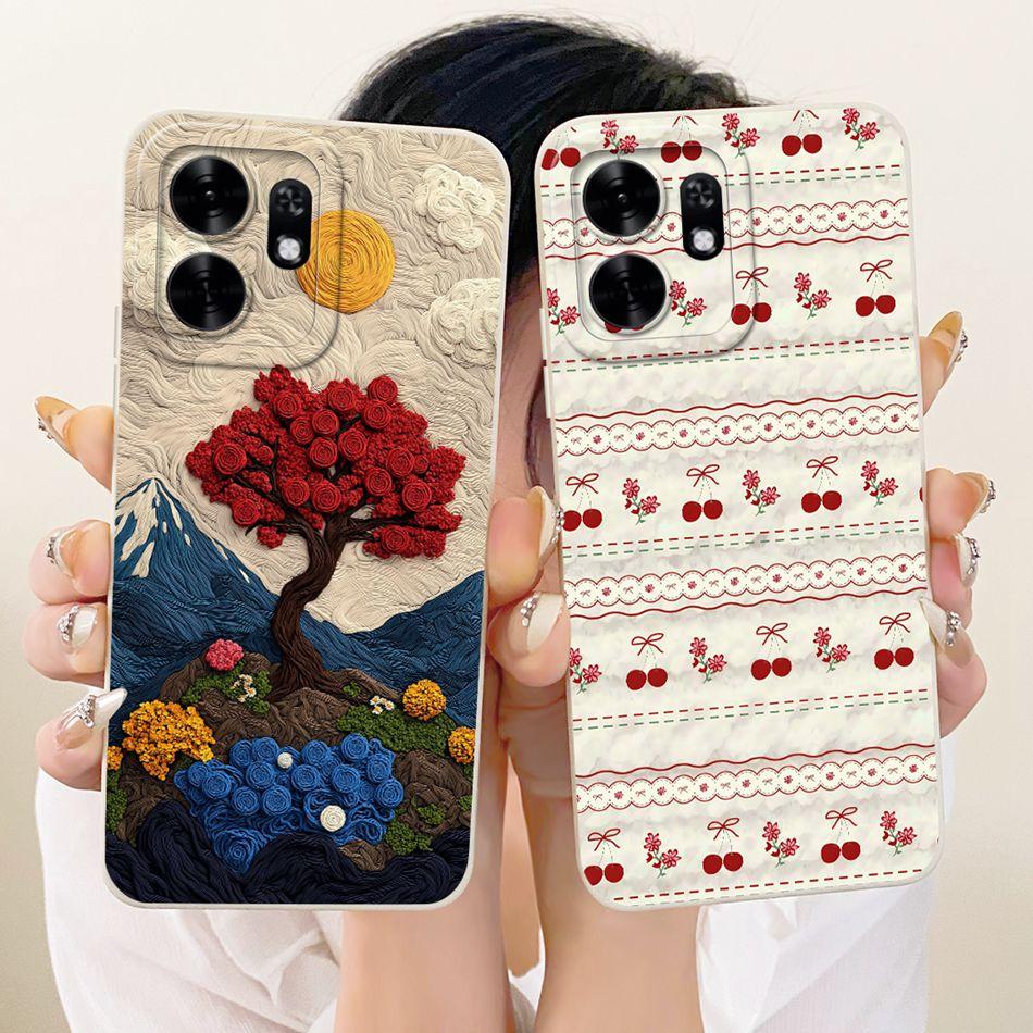 For Honor X6d LNA-NX1 2026 Cute Cat Flower Cartoon Phone Case For Honor X6D 5G Shockproof Soft Silicone Covers Bumpers