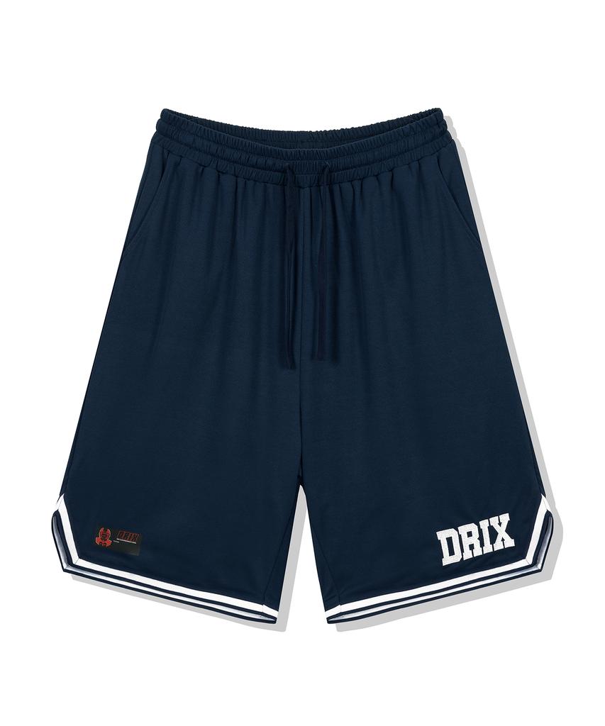 DRIX Rugby Graphic Mesh Bermuda Pants_Navy