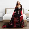 Horror Game Iron Lung Blankets  Super Soft Novelty Plush Throw Blanket For Kids Bedroom Flannel Bedspread Bed Cover
