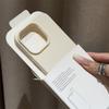 Simple Solid Color Lychee Leather Pattern Suitable for Apple 16pro Mobile Phone Case IPhone15 14 Anti Fall Soft Shell Protective Case