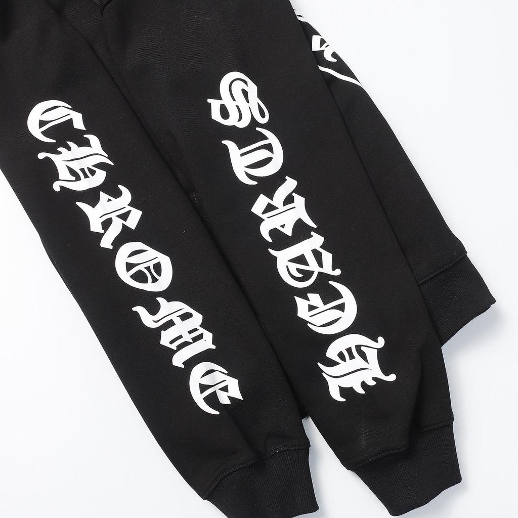 2024 Autumn/Winter Unisex CH Chrome Hoof Sanskrit Print Hooded Zipper Jacket