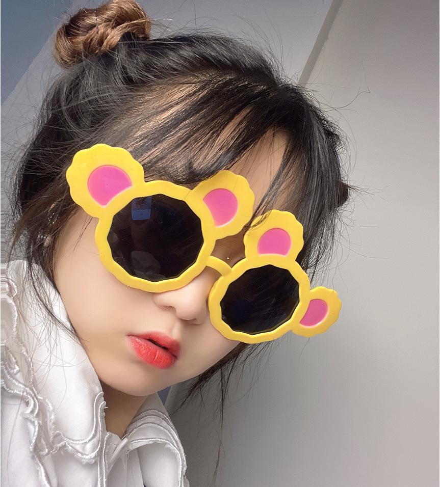 Sunflower Sand Sculpture Photo Graduation Picnic Multi-Player Sunglasses Small Daisy Party Birthday Glasses