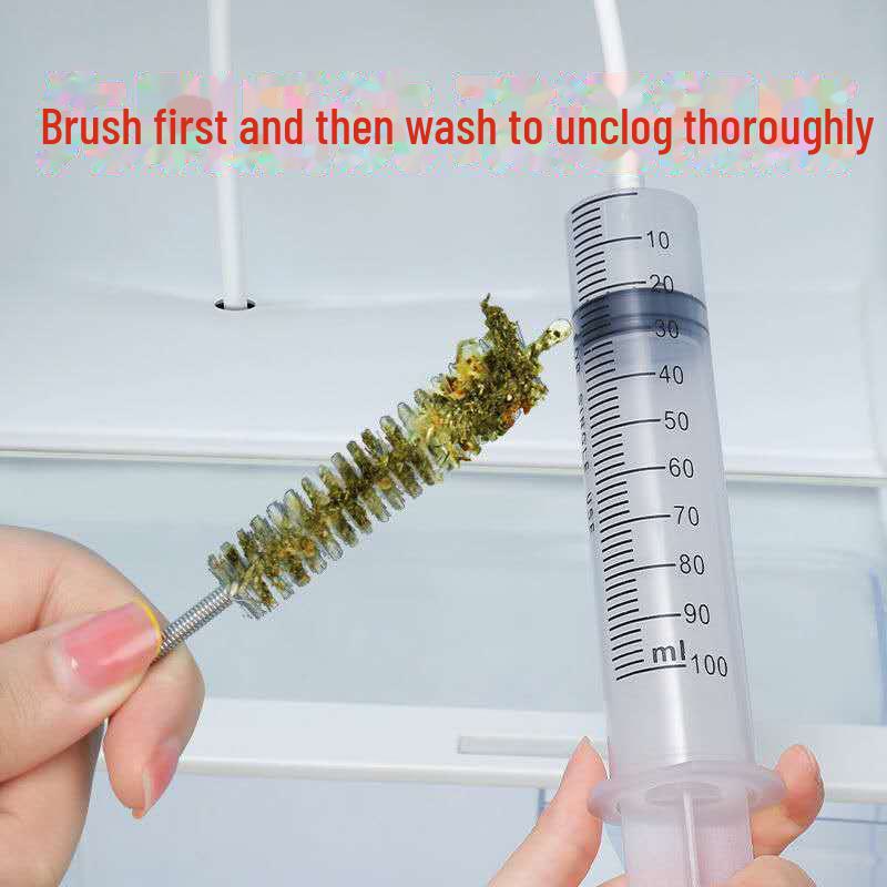 Reinigungsbürste für Kühlschrank-Abflusslöcher – praktisches Werkzeug zum Beseitigen von Verstopfungen in Haushaltswasserleitungen