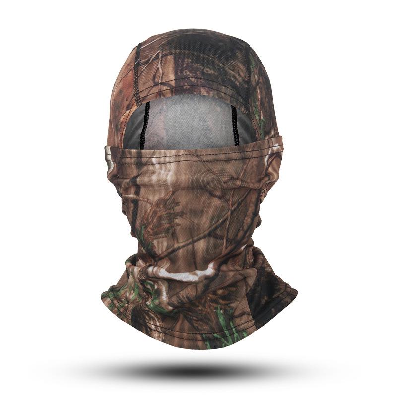 "Herren Camouflage Sonnenschutz Nacken- & Kopfbedeckung: Sommer Rad- & Angelmaske, Staubdichter Schal, Cooles Kopftuch"