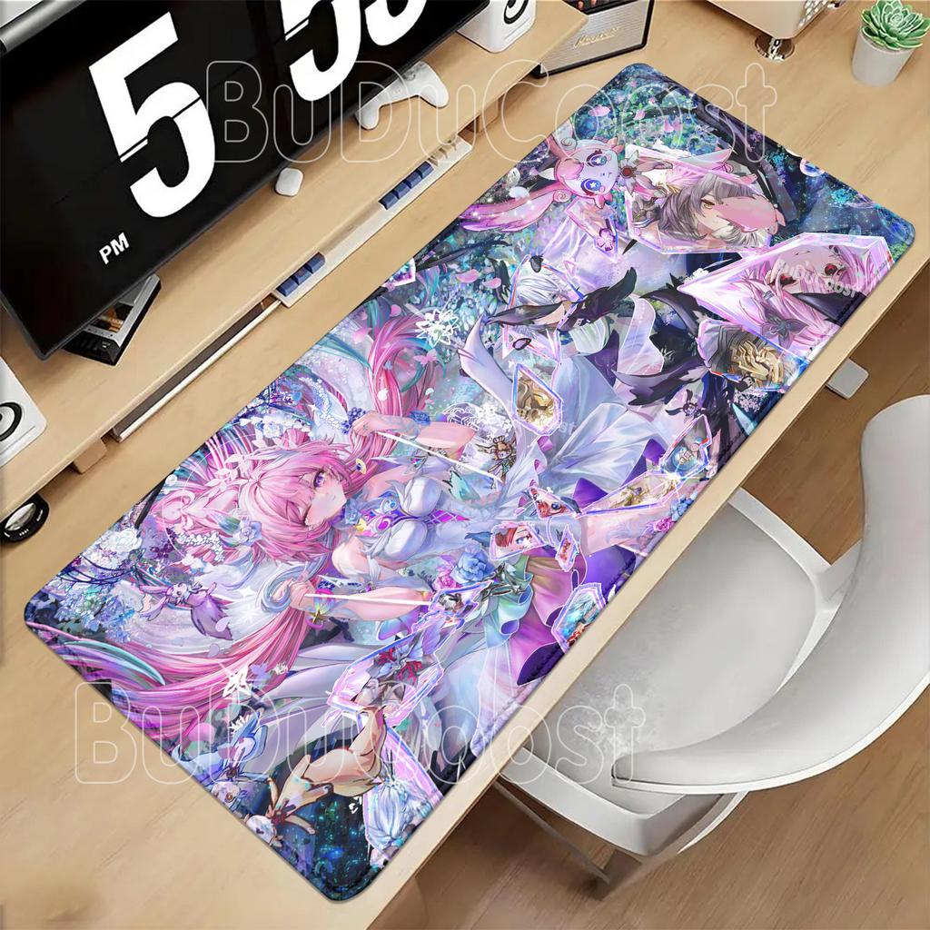 Cyrene Honkai Star Rail HSR Mousepad Anime Girl HD Printing Keyboard Mouse Pad Gaming 900x400mm Office Accessories XXL Desk Mat