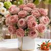 Seide Künstliche Blumen Pfingstrose Haus Zimmer Garten Bogen Kränze Tisch Hochzeit Brautstrauß Festival Dekoration DIY Geschenke Schachtel Heißer Verkauf