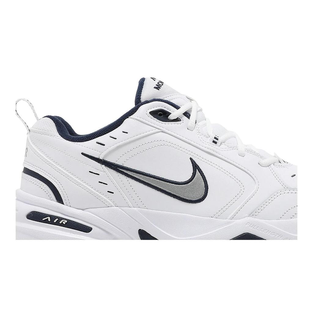 Nike Air Monarch IV 'White Navy' (Unisex) White / Navy Chunky Sneakers 415445 102