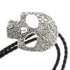 Skeleton Head Personality Bolo Tie Stickpin Shirt Tie Mens Fashion Western Bolo Tie Collar Rope Fashion Tribe Ornaments