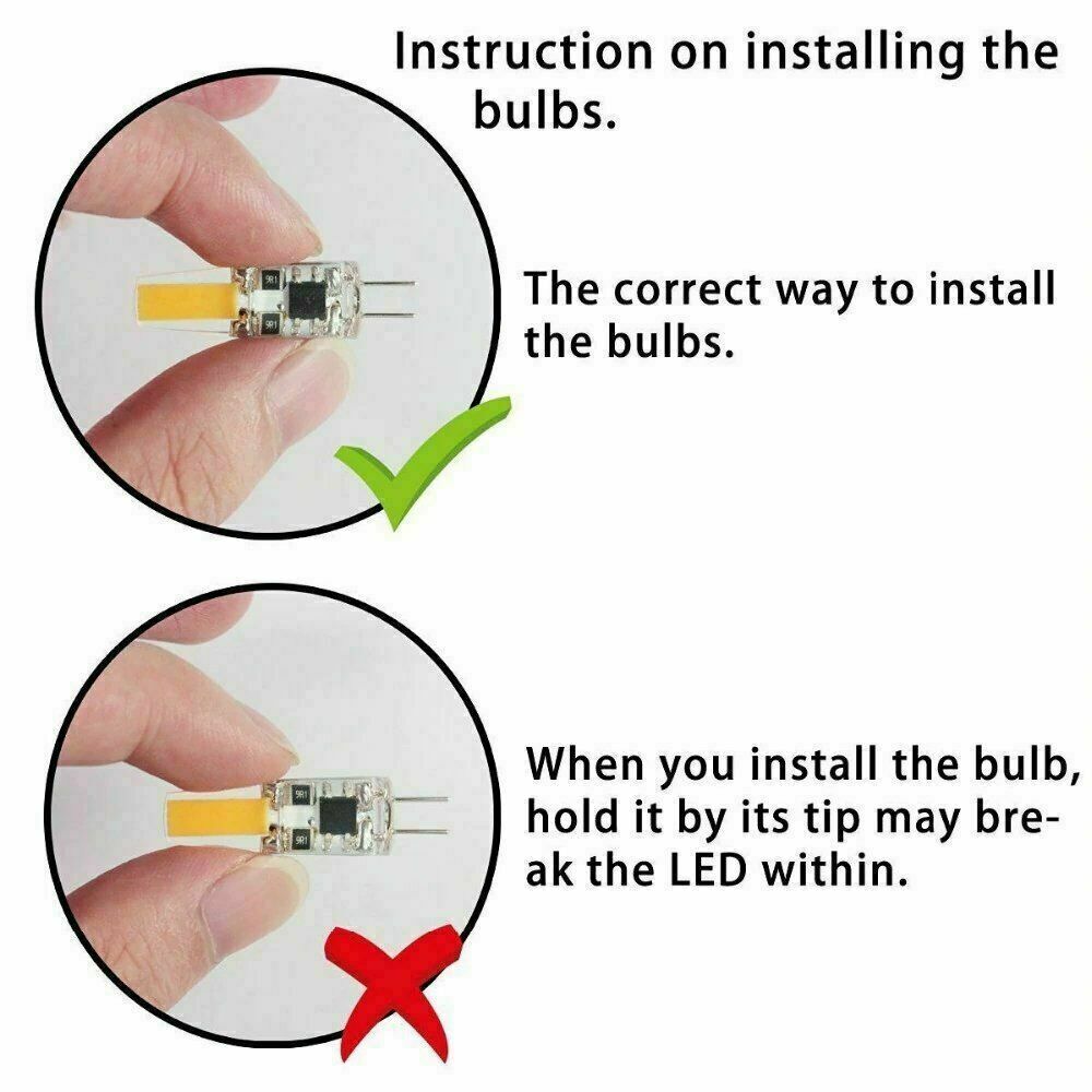 5pcs Mini G5 1505 SMD COB Led Light Bulb AC/DC 12V 220V LED COB Lamp Warm/Cool White 6W LED Light Replace 40W Halogen Lamp